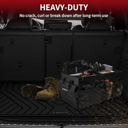 LASFIT Cargo Mat Fits for BMW X3 2024 2023 2022 2021 2020 2019 2018, Custom Fit TPE All Weather for BMW X3 M /M40i/30i/M Competition Trunk Mats Liner, Black (Don't Fit X3 30e) - size: 2) X3 2018-2024 | Cargo Liner