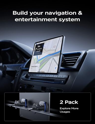 LISEN 2 Pack Magnetic Phone Holder for Your Car Mount 6 Military Magnets Car Phone Holder Mount Vent Cell Phone Holdeer Mount Vent Cell Phone Holder (Blue) - color: Blue