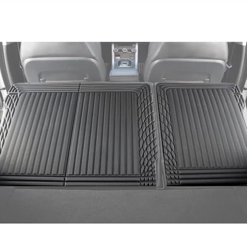 TripleAliners Vehicle Mat Universal Fit Trunk Cargo Liner All Weather Protection XPE Material Seat Back Protector Trim-to-Fit Compatible with Most Cars SUV Sedan(Backrest Mat) NO for Suede Surface - size: Seat Back Mat