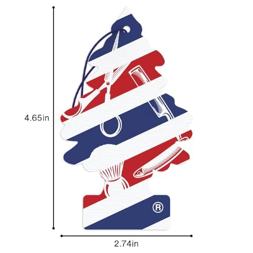LITTLE TREES Car Air Freshener | Hanging Tree Provides Long Lasting Scent for Auto and Home | 24 Air Fresheners |Fresh Shave - color: Fresh Shave
