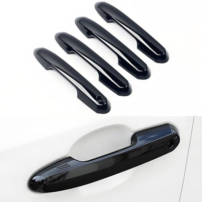 No Adhesive Snap-on Car Door Handle Cover Protector Compatible for Toyota 2019 2020 2021 2022 2023 2024 2025 RAV4 2020~2026 Highlander 2023 2024 Crown Accessories - style: 2. Four Doors Keyless Entry