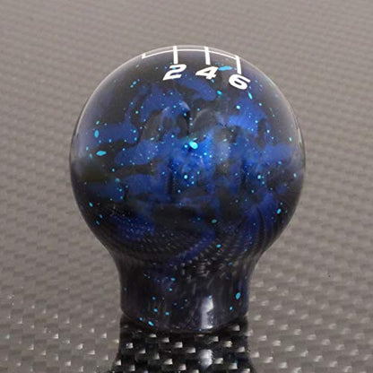 Billetworkz Cosmic Space Shift Knob Compatible with Manual 1999-24 VW MK4/MK5/MK6/MK7/MK8 Golf/GTI/Golf R/Jetta/GLI, Blue Cosmic - color: Cosmic Blue