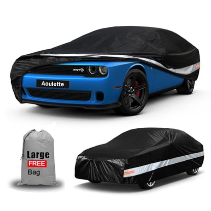 Dodge Car CoverCustom-Fit Car Cover for Dodge Charger, Waterproof All-Weather Car Cover, Lightweight Full Exterior Cover for Outdoor Protection Against Sun, Rain, Dust, Snow, and Wind. - size: Custom-Fit Dodge Charger