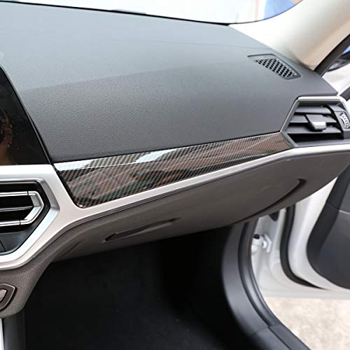 ABS Car Center Console Dashboard Decoration Panel Trim For BMW G20 G28 325li 3 Series 2019 2020 (Carbon Fiber) - size: Carbon Fiber