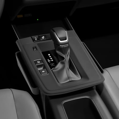 SKTU for 2026 Toyota Corolla Cross Gear Shift Panel for 2026+ Toyota Corolla Cross (XLE/Hybrid XSE) Center Console Organizer 2026 Corolla Cross Accessories Rubber Passenger Side Storage Box Durable - color: 2026+ Corolla Cross Gear Shift Panel