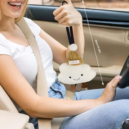 2 Pieces Cloud-Shaped Car Seat Hooks | Universal Vehicle Organizer for Sport & Regular Seats | Bag, Purse, Grocery, and Umbrella Holder | Interior Accessories