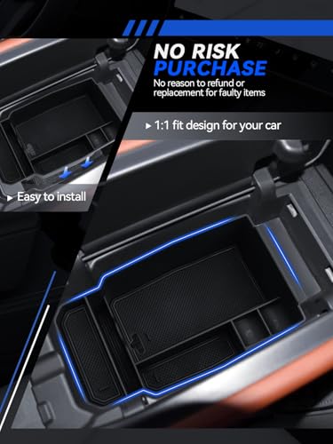 for CX-50 Center Console Organizer 2023 2024 2025 2026 Mazda CX50 Accessories Armrest Tray Middle Storage Box Insert Container Durable ABS Plastic - size: for 2023-2026 Mazda CX-50