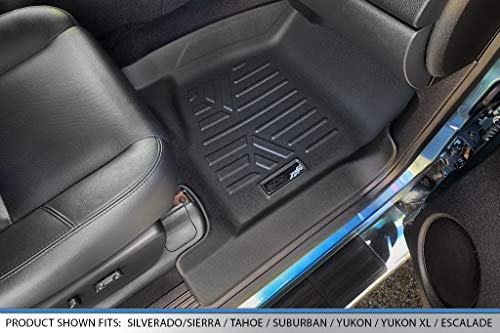 SMARTLINER Custom Fit Floor Mats 2 Row Liner Set for 2011-2014 Chevrolet Tahoe - color: Chevrolet (Tahoe) 2011-2014