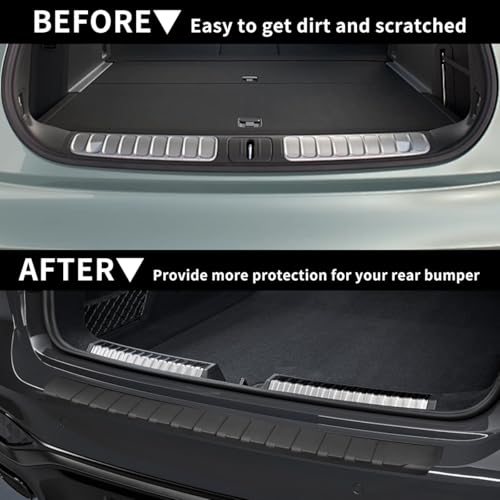 Rear Bumper Protector Guard Accessory Trim Cover Scratch Resistant Trunk Door Entry Guards Compatible with Subaru XV Crosstrek 2012 2013 2014 2015 2016 2017 - color: Subaru XV Crosstrek 2012-2017