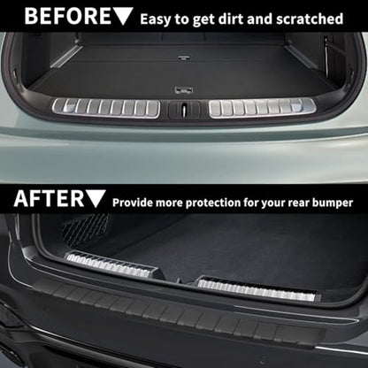 Rear Bumper Protector Guard Accessory Trim Cover Scratch Resistant Trunk Door Entry Guards Compatible with Subaru XV Crosstrek 2012 2013 2014 2015 2016 2017 - color: Subaru XV Crosstrek 2012-2017