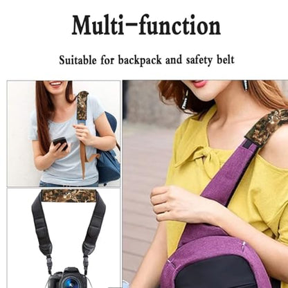 Camo Hunting Deer 2 Pack Car Seat Belt Pad Cover Thickened Car Safety Seat Belt Strap Shoulder Pad Fashion Auto Interior Universal Fit Most Cars Women Men - color: Camo Hunting Deer