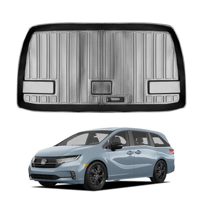 Vanseno Cargo Mat for 2018-2025 Honda Odyssey 7/8 Seats Cargo Liner Trunk Mat TPE All Weather Protection for 2018 2019 2020 2021 2022 2023 2024 2025 Honda Odysse Accessories - color: Fit 2018-2025 Honda Odyssey
