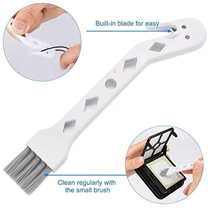 GLOGLOW Handheld Vacuum Cordless, Powerful Suction Rechargeable Car Vacuum with LED Light, Lightweight Portable Hand Vacuum for Home Car Pet Hair, with Crevice Tool and Brush