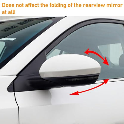 Moonlinks Compatible with Nissan Sentra 2020 2021 2022 2023 2024 Side Mirror Cover Replacement, Pure White Left Driver Side Clip-on Mirror Cap for Sentra S/SR/SV/Sense/Advance/Exclusive - color: Left Pure White