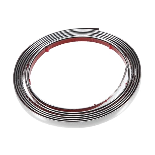 12mm 9.84ft Automotive Chrome Trim,Trim Strip Scratch Proof Protector Strip for Car Truck RV Side Door Window Bumper Auto Replacement Parts