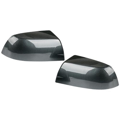 Osompar Carbon Fiber Outer Rear View Mirror Cover Cap Front Driver Passeger Side for Toyota Tundra 2007-2021 Toyota Sequoia - color: Carbon Fiber