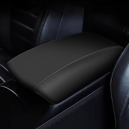 Center Console Armrest Cover for Ford Edge 2015-2024 Black