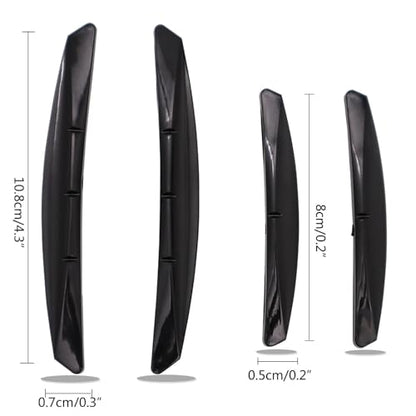 AUTOXBERT 4Pcs Car Door Edge Guards Moulding Trim Edge Anti-Collision Strip Scratch Guard Car Door Protector for Most Cars (Black)