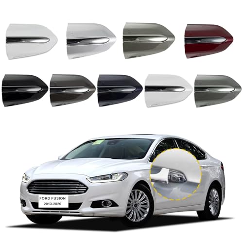 Car Exterior Door Handle Key Hole Trim Cover Cap Compatible with Ford Fusion 2013 2014 2015 2016 2017 2018 2019 2020 Door Handle Lock Cap Phantom Gray with Electroplating DS7Z 54218A15-DC - color: Phantom Gray, size: With Electroplating