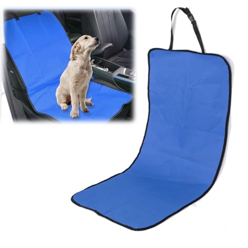 Car Seat Cover for Dogs, Waterproof Scratch-Proof Car Seat Cushion Pad, Oxford Cloth Safety Travel Pet Mat, Universal Automotive Interior Protector for Cars, Trucks, SUVs (Blue) - color: Blue