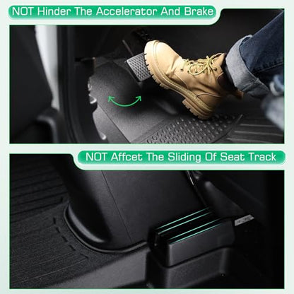 Floor Mats & Cargo Liner for Nissan Rogue 2014-2020(5-Seater Only, Not for Sport/Select/Hybrid), All Weather TPE Custom Fit Floor Liner for Nissan Rogue Anti-Slip Front & 2nd Row & Trunk Mat