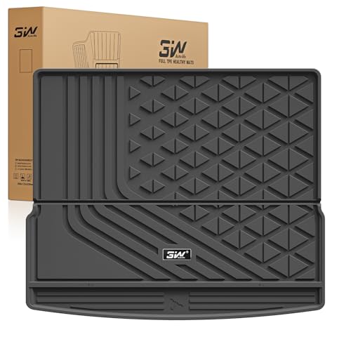3W BMW iX Cargo Liner 2022 2023 2024 2025 2026 M60 xDrive All Weather TPE Car Accessories Odorless Anti-Slip Custom Fit Rear Trunk Mat, Black - style: 8) iX 2022-2026 | Cargo Liner