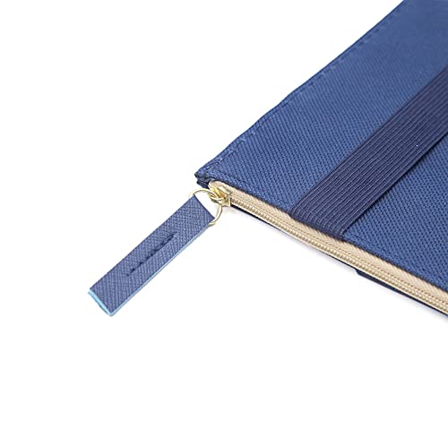 uxcell Multi-Purpose Car Sun Visor Organizer Pouch Bag Pocket Card Storage Holder Blue