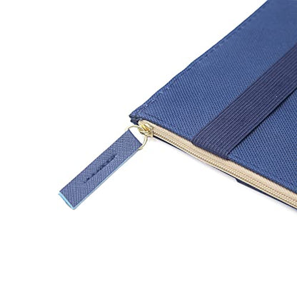 uxcell Multi-Purpose Car Sun Visor Organizer Pouch Bag Pocket Card Storage Holder Blue