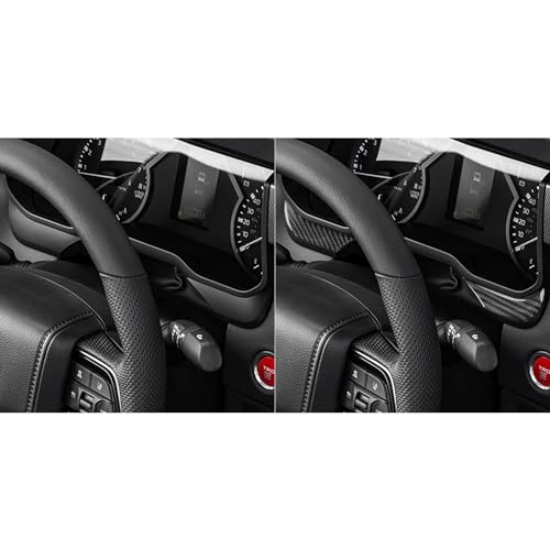 NVCNX Real Premium Carbon Fiber for Toyota Tundra 2022-2026 / Sequoia 2023-2026 2024 2025 Truck Pickup SUV Car Dash Instrument Cluster Cover Interior Trim Accessories Thick Overlay Sticker Decal 2PCs - color: Dash Instrument Cluster Trim