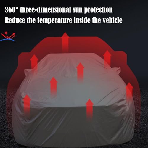 Car Cover Waterproof All Weather for Automobiles, All Weather Season UV Protection Snowproof Outdoor Full Cover Universal Fit All Car,Rain Winter Sun Protection Cover - color: 430*160*120cm