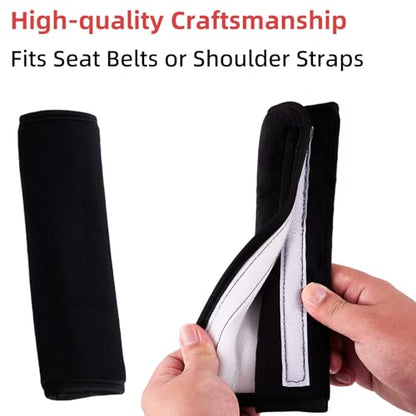 2 Pack Soft Seat Belt Cover Pad - Comfortable Seatbelt Covers for All Cars and All Ages - Seat Belt Extender Shoulder Pad - Seatbelt Cushion for Backpack - size: UK Flag