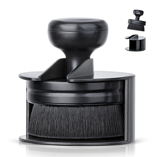 BABYSHEEP Car Tire Shine Applicator,Vegan Tire Shine Brush with Stand for Auto Detailing Cleaning Service (Black) - color: Black, size: 1