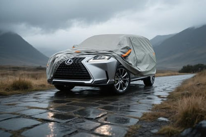 Kayme Heavy Duty Car Cover Custom Fit Lexus NX200t NX250 NX300 NX350 NX450h, Waterproof All Weather for Automobiles, Full Exterior Covers Rain Sun UV Protection. - size: Custom Fit Lexus NX-1