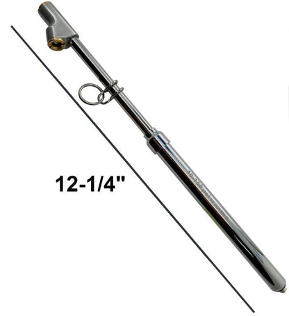 150 Psi Professional Semi Truck Tire Pressure Gauge and Dually Truck Air Gauges. Great for RV Tire Pressure, Cars, and Drivers with Bad Knees appreciate the Long Dual Head Chuck and Heavy Duty Design.
