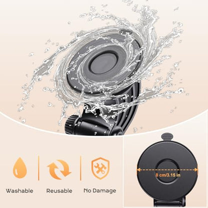 OHLPRO Tablet Holder for Car Dashboard [Suction Cup Mount] Windshield Wall Desk, Adjustable Stand for 5-13" iPad mini Air Pro Galaxy Tab S9 Phone - Heavy Duty Truck Accessories - size: 9" ABS Arm