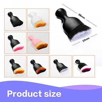 AOCISKA Car Interior Detailing Brush,Soft Bristle Cleaning Brush Car Detailing Brush Dusting Brush,Car Interior Cleaning Tool,Auto Detail Brush Car Dash Duster Brush (Black) - color: Black