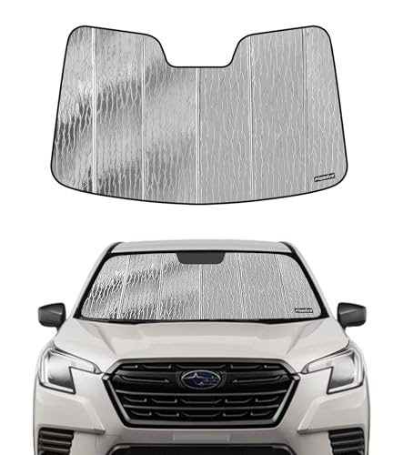 Pigenius Windshield Sunshade for Subaru Forester 2022-2025 Eyesight, Reversible Silver/Black - color: silver, size: for forester 2022-2025 with eyesight