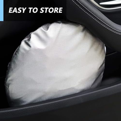 Cadillac ATS CT6 CTS XT5 XTS Windshield Sun Shade, Custom Fit Foldable Front Window Sunshade Visor, UV and Heat Blocking Interior Protector, Fits 2003–2025 Models - size: For Ct6 2016-2025, Xt52017-2025