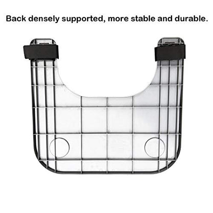 Wheelchair Tray Table with Cup Holder, Removable Lap Tray, Portable Wheelchair Desk Accessories for Eating, Reading, Resting, Fits Width of Armrests of 16" - 20", Gray