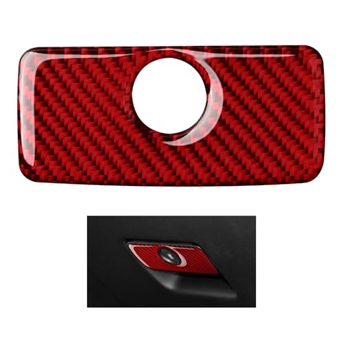Car HUD Panel Sticker Carbon Fiber Decal Interior Trim for Chevrolet Camaro 2010 2011 2012 2013 2014 2015 Accessories (Co-Pilot Storage Box) - color: Co-pilot Storage Box
