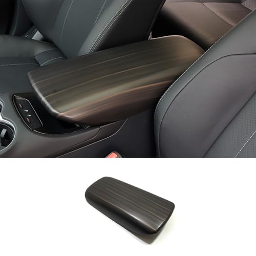 Auto Parts Fit for Toyota VENZA 2021 2022 2023 2024nner Armrest Box Cover Trim Center Console Protector Cap (Peach Wood) ABS 1PC - color: Peach Wood