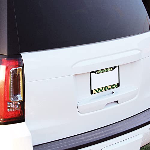 NCAA Rico Industries Black Laser Cut Chrome Frame 12" x 6" Black Laser Cut Chrome Frame - Car/Truck/SUV Automobile Accessory - color: Team Color