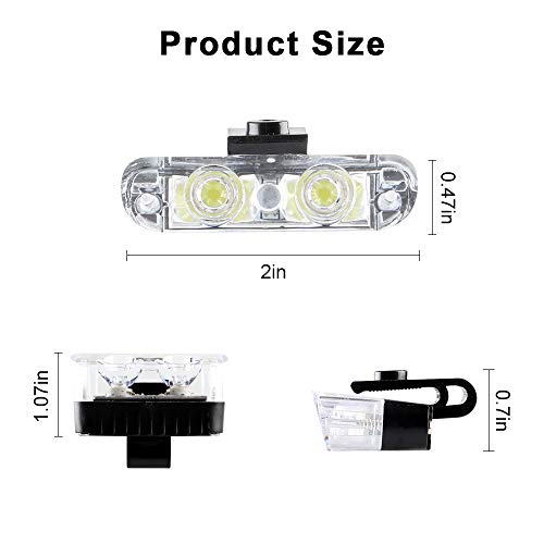 White 16LED Grille Strobe Lights Dash Deck Visor Police Flash Lights Car Truck Ambulance Emergency Warning Strobe Lights With Remote Control Wireless 12V - color: white, size: 8 in 1