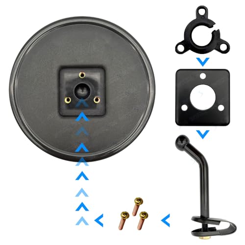 5.7 Inch Convex Round Mirror Blind Spot For Isuzu Mitsubishi Fuso Truck Bus Atv Utv Tractor Room Adjustable Bracket 2 Pcs - color: 2 Pcs (5.7")