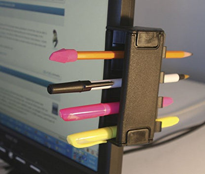 Easy To Use Products Pen Grip, Pencil Holder in Black (1 Pack) - size: 1 Pack Black