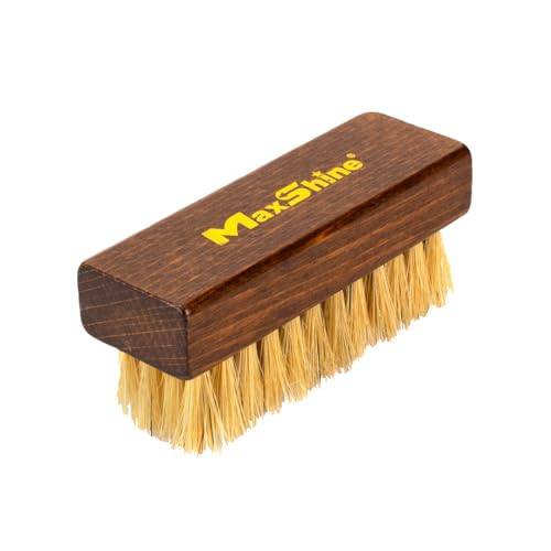 Maxshine Universal Professional Interior Detailing Brush – Ultra-Soft Synthetic Bristles for Leather, Carpet, Alcantara, Vinyl & Fabric – Gently Removes Dust, Dirt & Debris