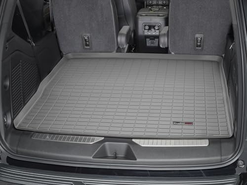 WeatherTech Cargo Trunk Liner for GMC Yukon, Escalade, Escalade-V - Behind 2nd Row (421385), Grey - color: Grey
