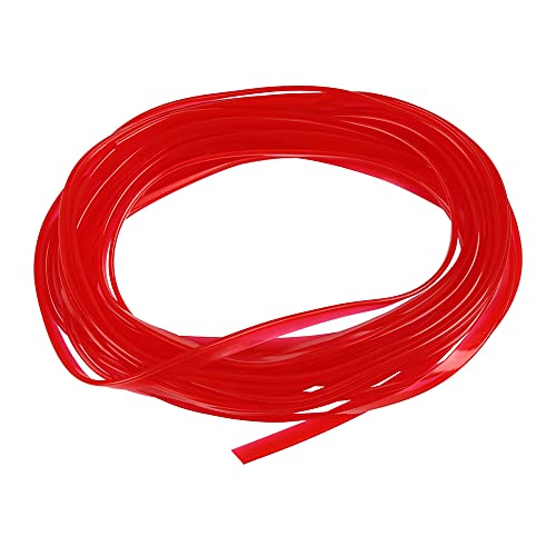 X AUTOHAUX Car Interior Gap Door Edge Decorative Trim Strip Line Red 8m 26.25ft - color: Red