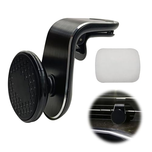 Strong Magnetic Phone Mount for Car, Universal Car Vent Phone Holder, 360° Rotation Adjustable Magnetic Smartphone Holder, Fit for All Smartphones - Black - color: Black