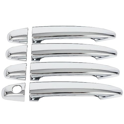OCPTY 4PCS Door Handle Covers for 2008-2011 for Lexus GS450h/GS460,2003-2009 for Lexus GX470,2003-2009 for Toyota 4Runner,2006-2011 for Toyota Avalon Exterior Driver Side & Passenger Side Chrome